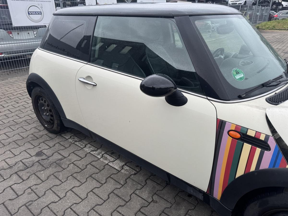 Mini Cooper R50 original T&uuml;r vorn rechts PEPPER WHITE 850 Rohbau Bj.2003